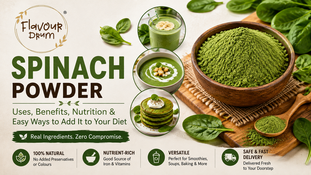 Spinach Powder: Uses, Benefits, Nutrition & Easy Ways to Add It to Your Diet