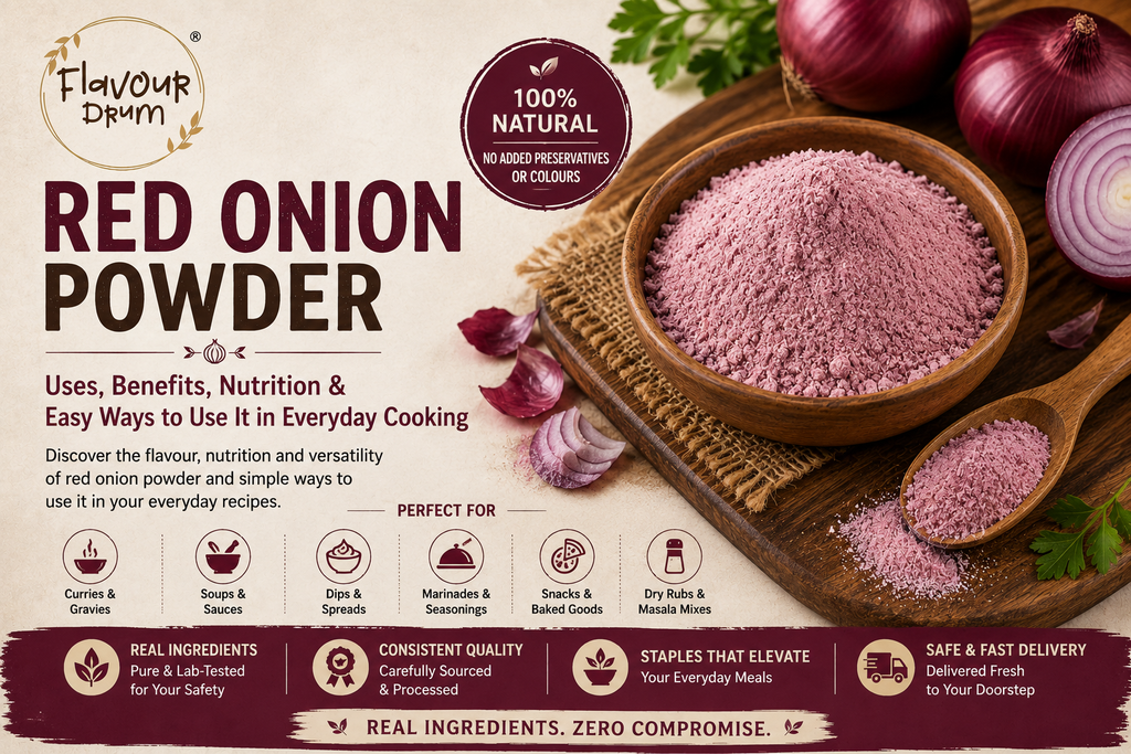 Red Onion Powder: Uses, Benefits, Nutrition & Easy Ways to Use It in Everyday Cooking