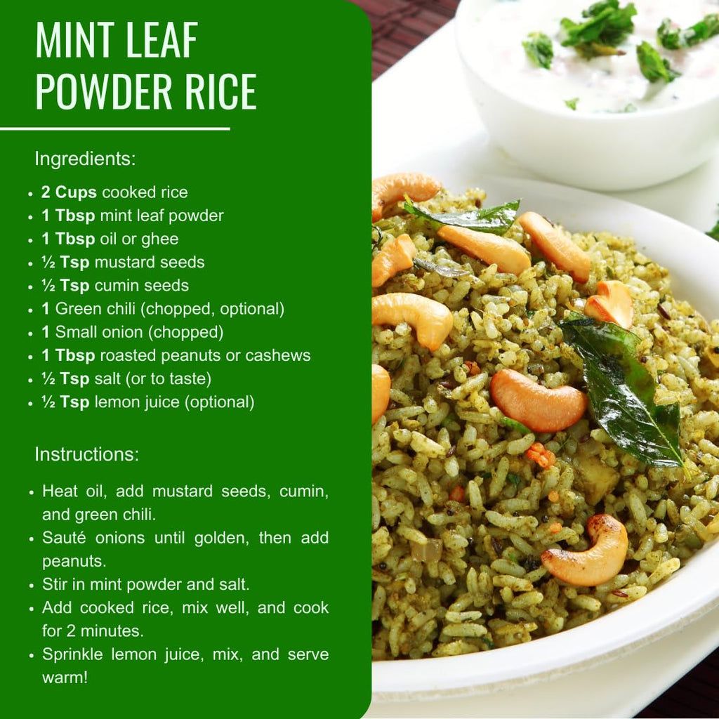 Flavour Drum Mint Leaf Powder