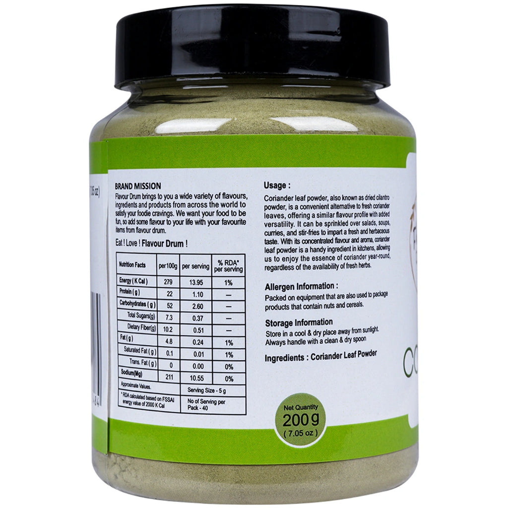 Flavour Drum Coriander Leaf Powder