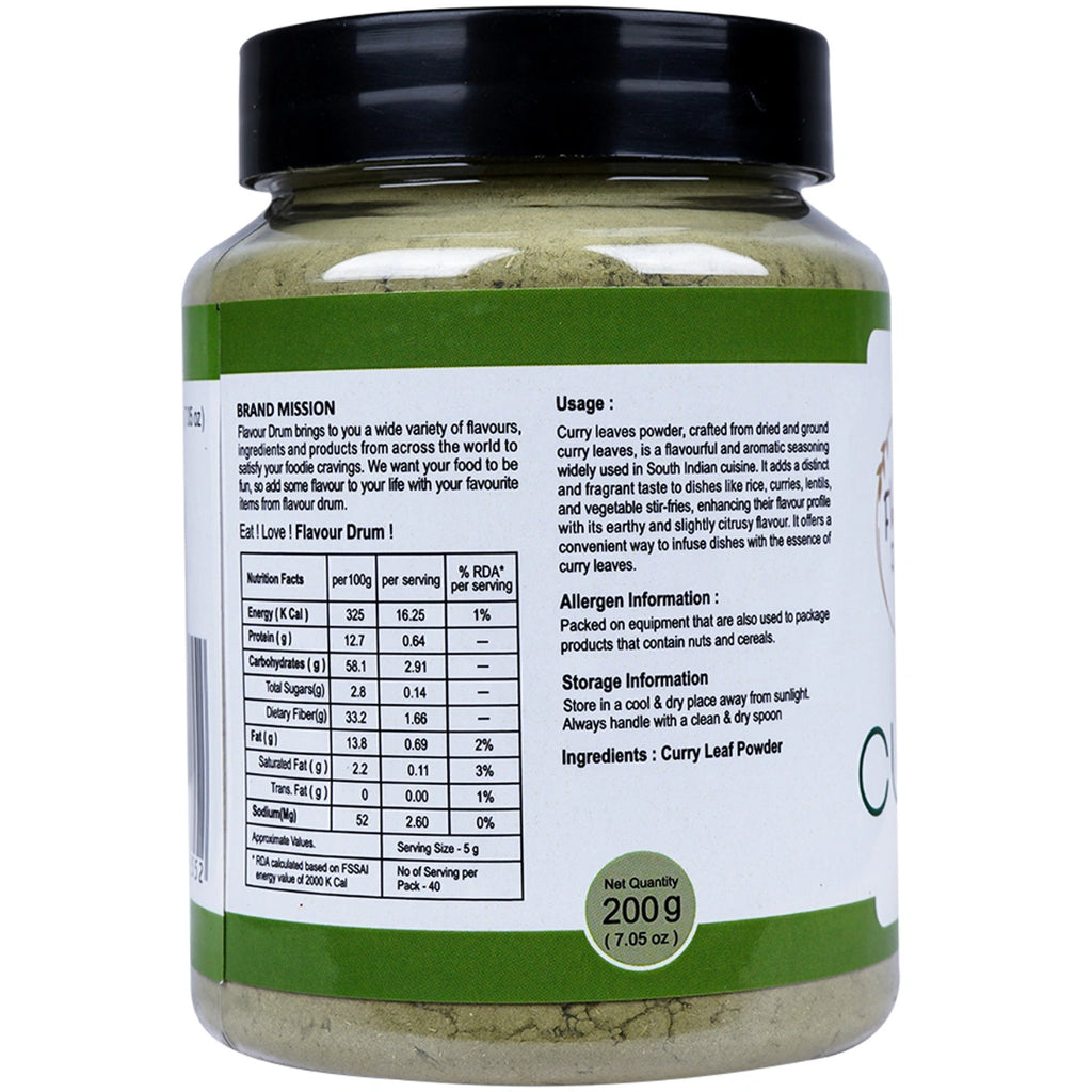 Flavour Drum Curry Leaf Powder