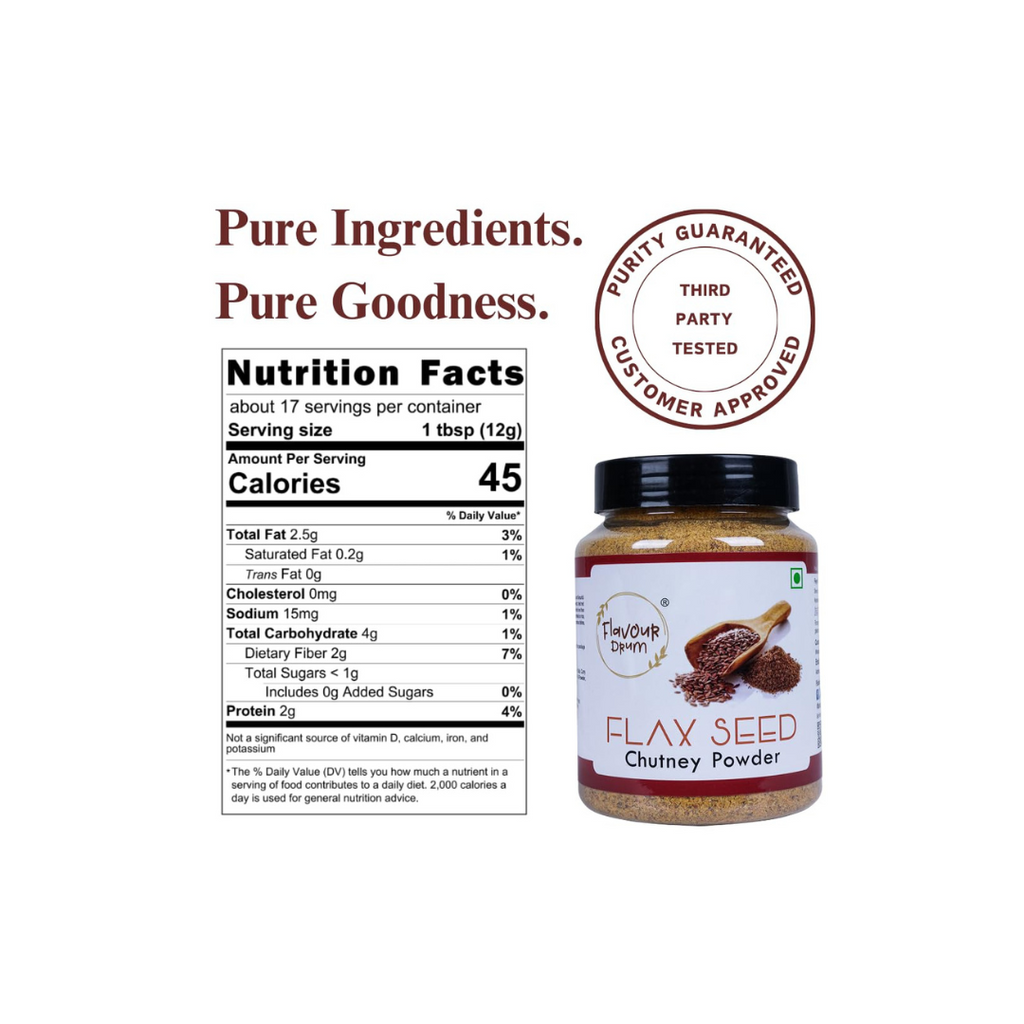 Flavour Drum Flax Seed Chutney Powder