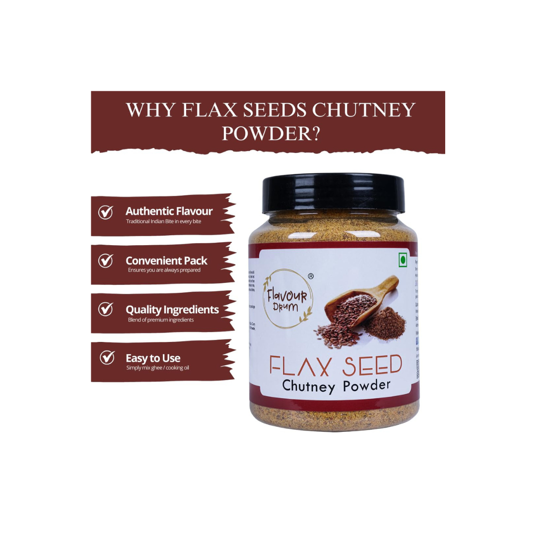 Flavour Drum Flax Seed Chutney Powder
