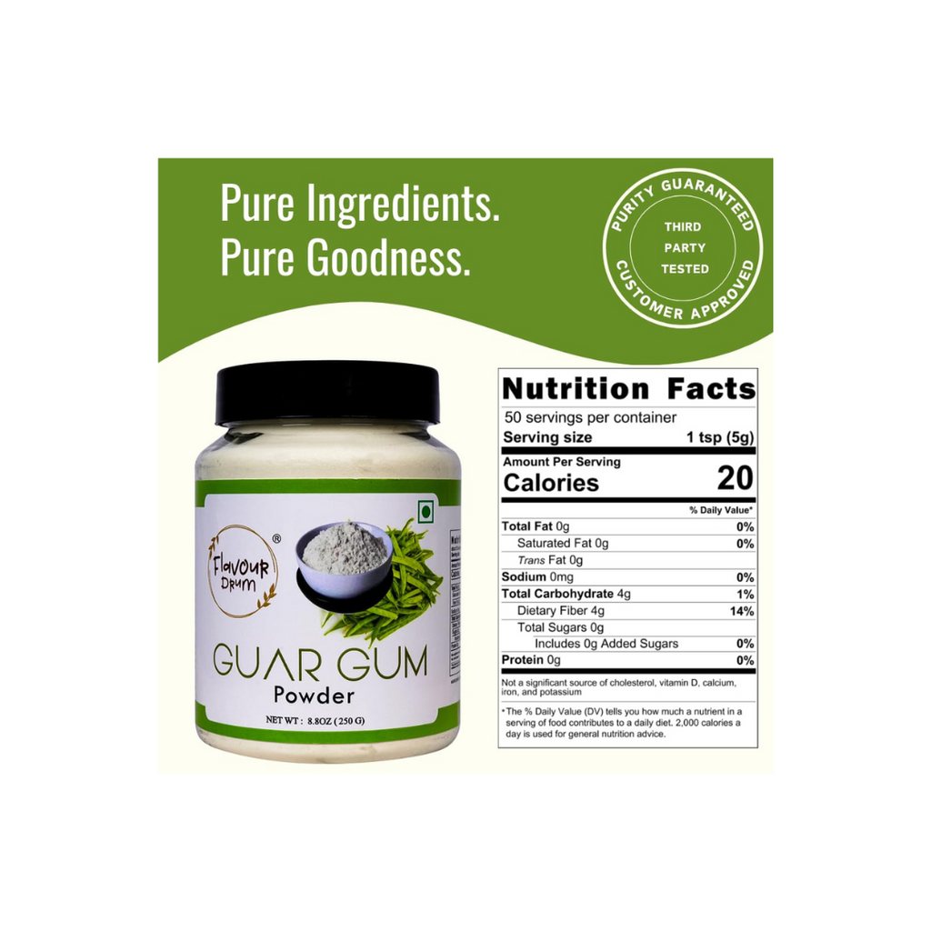 Flavour Drum Guar Gum Powder