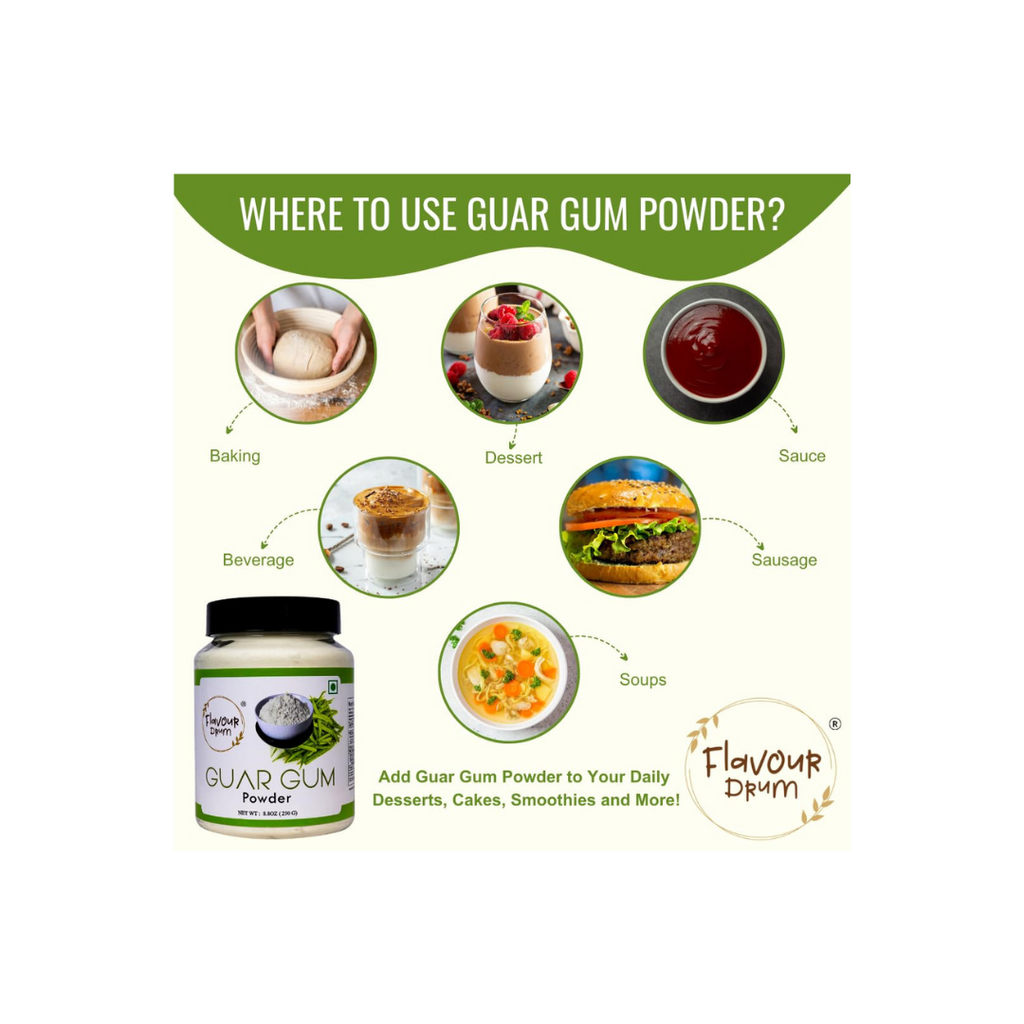 Flavour Drum Guar Gum Powder