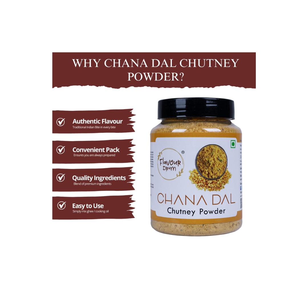 Flavour Drum Chana Dal Chutney Powder