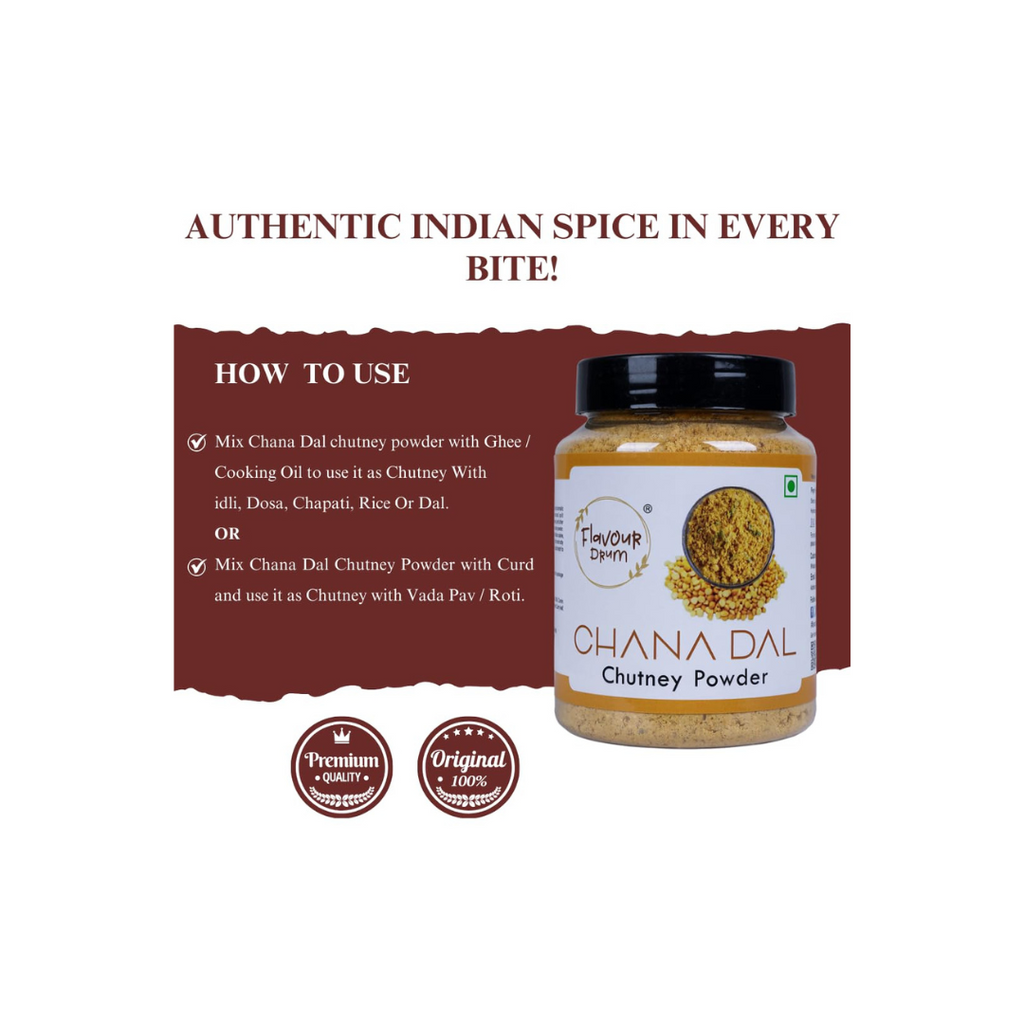 Flavour Drum Chana Dal Chutney Powder